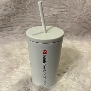 Lululemon Lincoln Park Tumbler, White, 16 oz